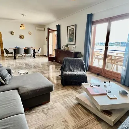 아파트 Chrysa's Dream - Dreamy Sea View At Spacious 3br In 포르토헬리