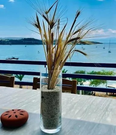 아파트 Chrysa's Dream - Dreamy Sea View At Spacious 3br In *