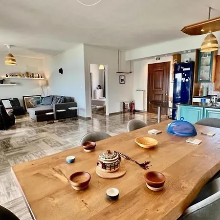 Chrysa's Dream - Dreamy Sea View At Spacious 3br In 아파트 포르토헬리