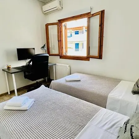 아파트 Chrysa's Dream - Dreamy Sea View At Spacious 3br In